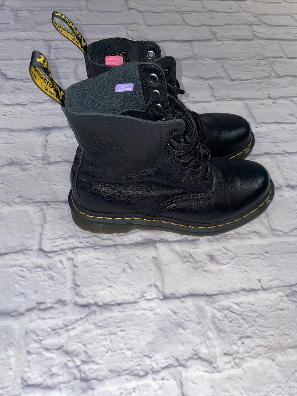 Doc Martens 1460 Pascal Leather Boots. Size 7